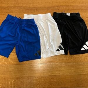 3 pair of youth large adidas athletic shorts